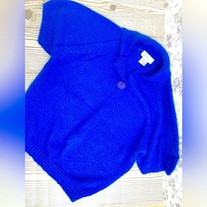 Sweater top with collar by Lassen Sportswear size medium. Please read details